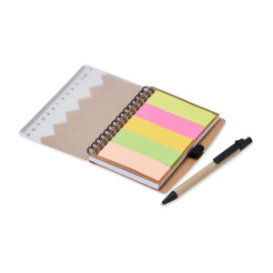 Bloco de Anotações com Autoadesivos e Caneta – 0506502