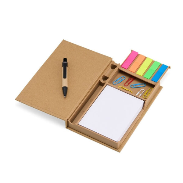 Bloco de Anotações com Autoadesivos e Caneta – 0610603