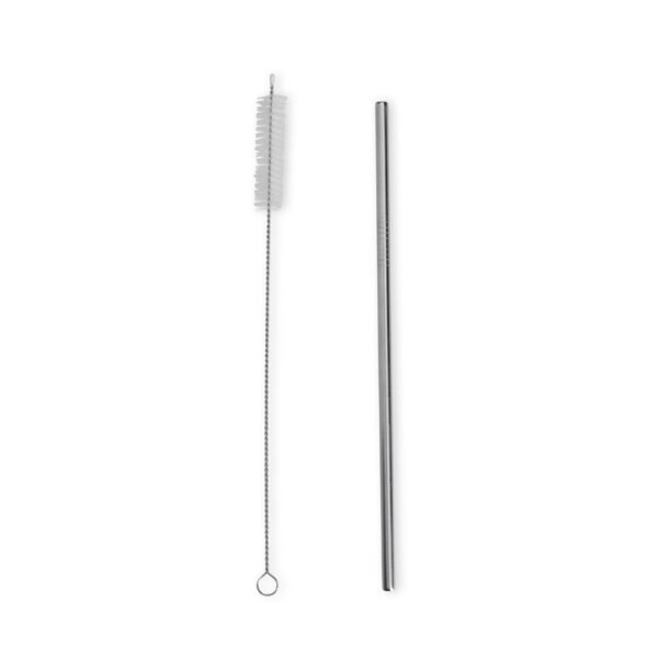 Kit Canudo Inox com Escova de Limpeza – 1527401