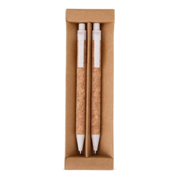 Kit Ecológico Caneta e Lapiseira Cortiça – 0608340