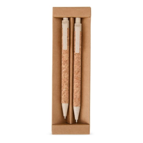 Kit Ecológico Caneta e Lapiseira Cortiça – 0608340