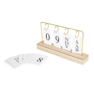 Calendário Permanente MDF com Alça de Ferro – 1902602