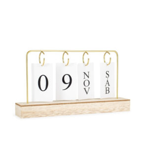 Calendário Permanente MDF com Alça de Ferro – 1902602