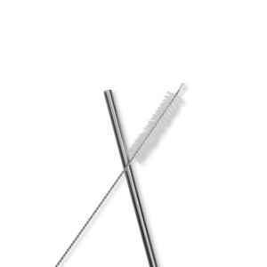 Kit Canudo Inox com Escova de Limpeza - 1527401