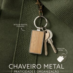 Chaveiro Metal Bambu - 0248109