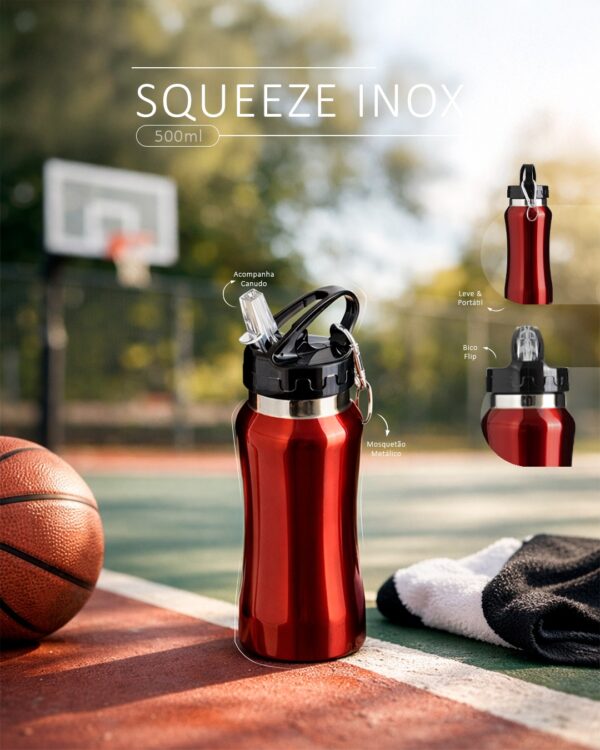 Squeeze Inox 500ml – 0918827
