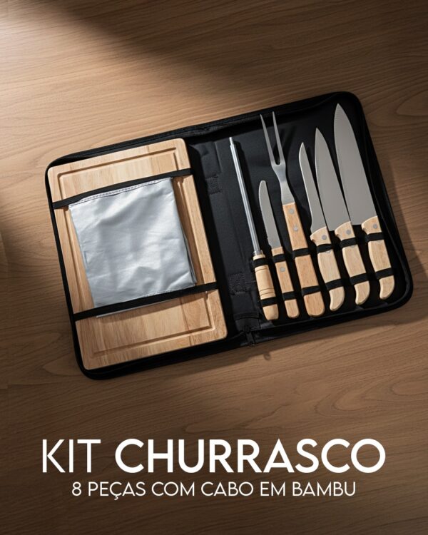 Kit Churrasco 8 peças – 1208915