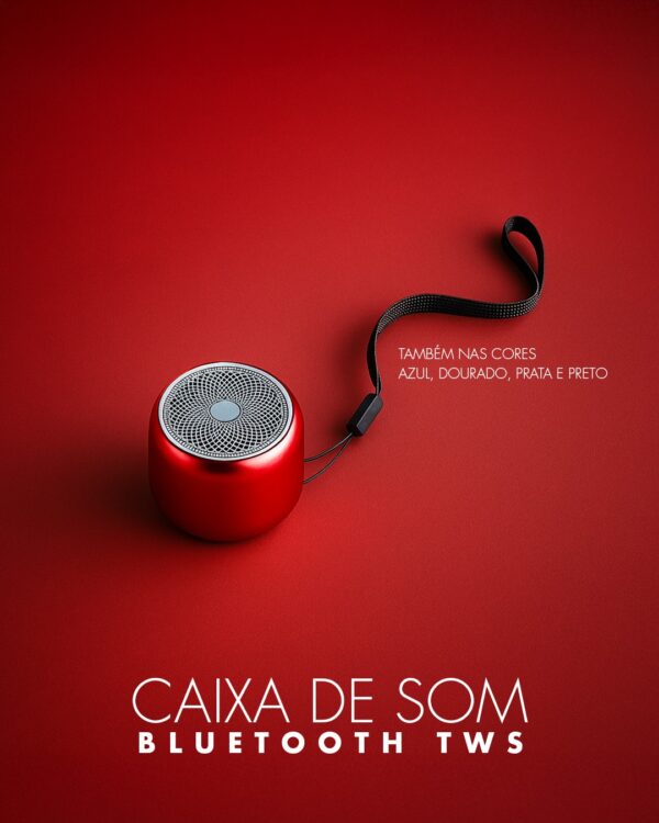 Caixa de Som Bluetooth TWS – 0921005