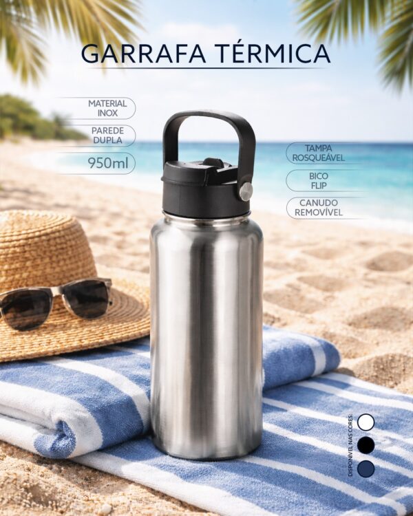 Garrafa Térmica Inox 950ml – 06097A16