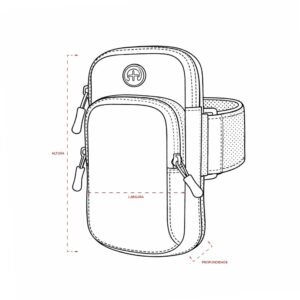 Braçadeira Esportiva Neoprene - 1905706