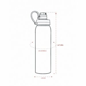 Garrafa Inox 800ml - 1906208